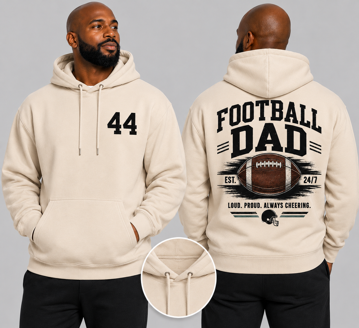 Football Dad Hoodie - Custom