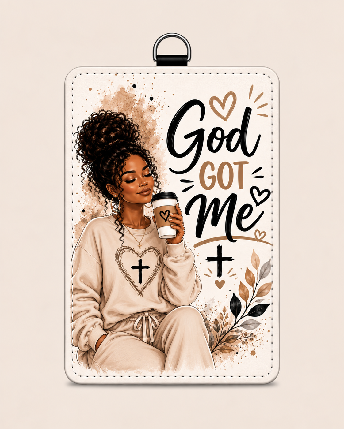 God Got Me ID Holder