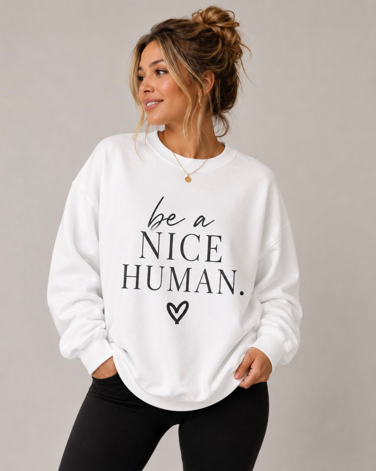Be a Nice Human Crewneck