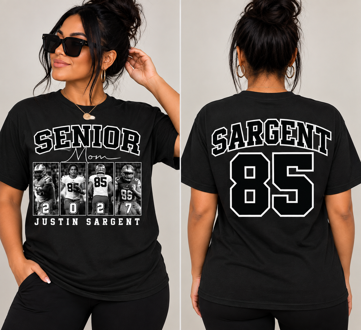 CUSTOM- FOOTBALL MOM CREWNECK/T-SHIRT