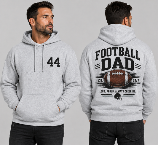 Football Dad Hoodie - Custom