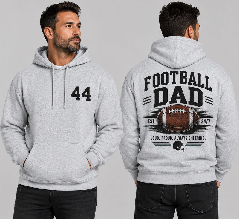 Football Dad Hoodie - Custom