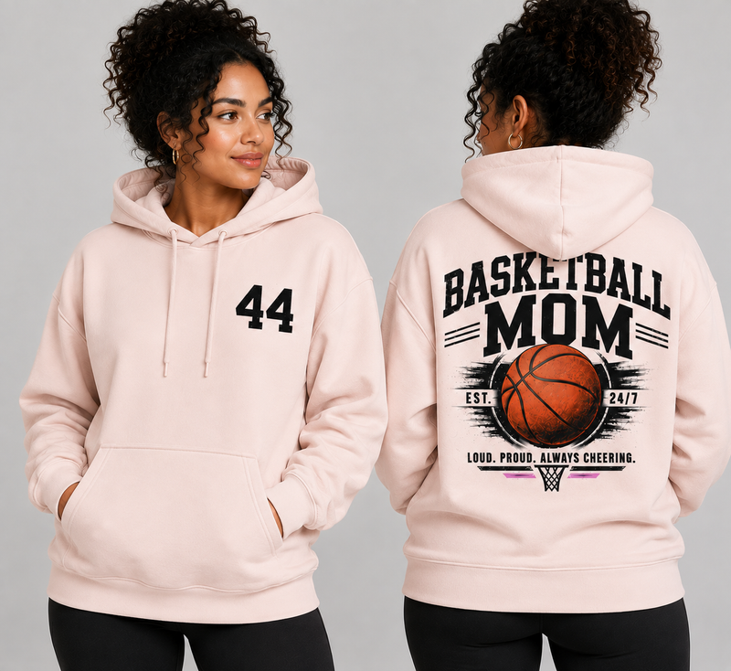 Basketball Mom Hoodie | Game Day Basketball Sweatshirt - Custom