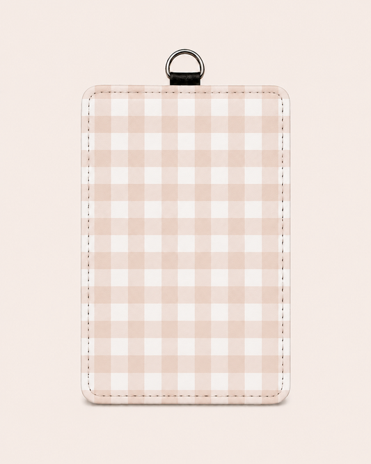 Pink Stripes ID Holder
